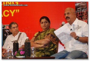 Charu Nivedita at the Outlook Speak Out Debate 2010, Chennai 4