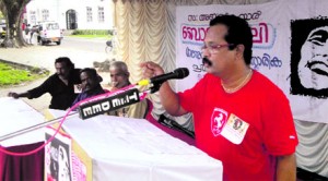 Charu Nivedita delivers the commemoration speech at The Bob Marley Cultural Fest 2010, Kochi